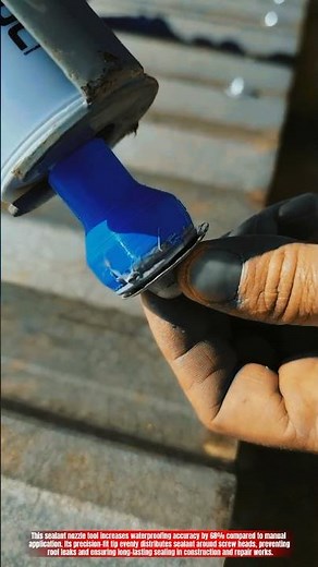 Best Innovation Sealant Nozzle Tool for Roof Screw Waterproofing | Easy Job Solution