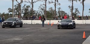 C8 Corvette Z06 Drag Races A Cadillac CT5-V Blackwing