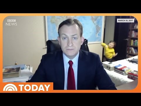 See photo of 'BBC Dad' and kids – 8 years after viral video!