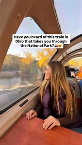 244K views · 69 reactions | The most scenic train ride in Ohio! 量Follow @hikingwithhykes for more bucket list adventures! We did an evening sunset ride and it was incredible to watch golden hour light up the National Park! ️Regular rides start around $25–$38 and special trips like the North Pole Adventure and Murder Mystery Dinner Train range from $45–$90+ depending on the event. Cuyahoga Valley Scenic Railroad | Hiking With Hykes | Facebook