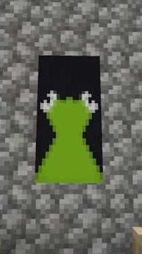 Kermit the Frog Banner in Minecraft #shorts #gaming