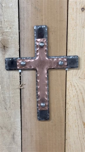 The Power of the Cross ✝️ #blacksmithing #FaithOverFear #christian #cross #youtubeshorts #faith | Barr Run Forge
