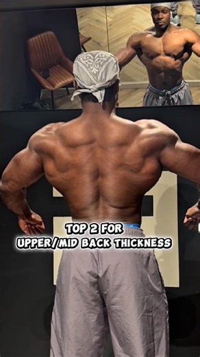 Top 2 Exercises for Upper/Mid-Back Thickness⬇️