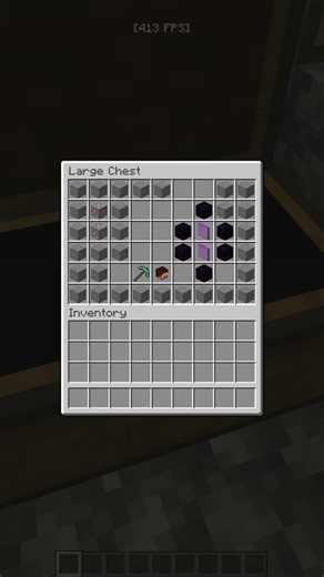 He beat the entire game inside a chest #mindblown #minecraft