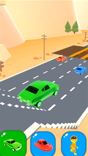 Shape Shifting Race 😱 Fastest Transform Win!#shorts