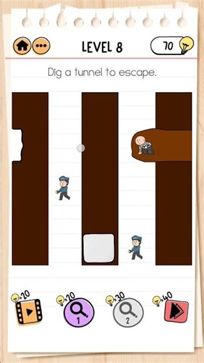 Brain Test 2: Tricky Stories:: Prison Escape Level 7 & 8