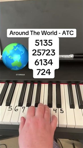 Around The World - ATC Piano Tutorial