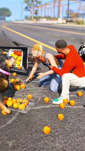 GTA V Franklin Helped the Old Man 😭 | Chop Asked for Help #gta5