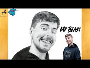 How to draw MrBeast | draw a jimmy donaldson | pencil Sketch