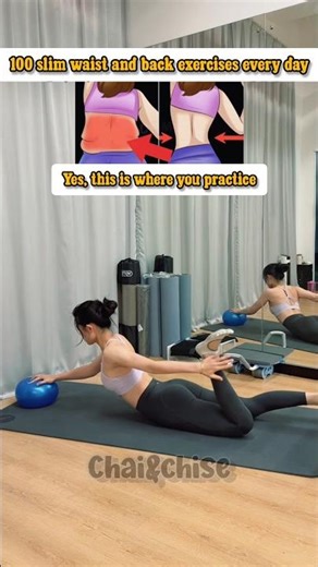 Get a SLIMMER Waist and Back with 100 Daily Exercises