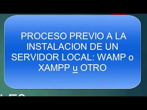 INSTALACION WAMP o XAMPP. 100% EFECTIVO