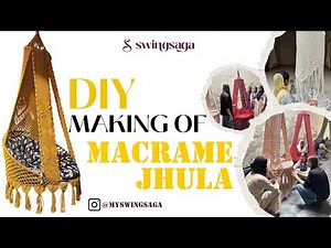 DIY Macrame Hanging Swing Chair