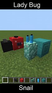 37K views · 496 reactions | how to make lady bug and snail #minecraft #minecraftbuilds #minecrafttutorial | MisterPogz FB | Facebook