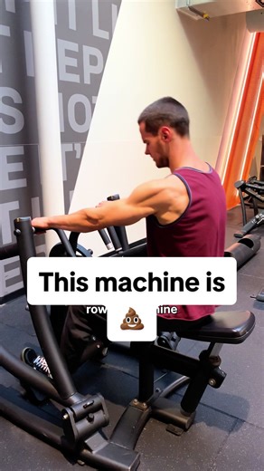 If your gym doesn’t have a decent chest supported rowing machine, try this out! Set up a bench at 30 degrees and use the end of the bench as a chest support. Let your shoulders roll forward, and then squeeze them back together to train your upper back! #backworkout