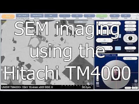 Hitachi TM4000Plus Benchtop SEM Workflow