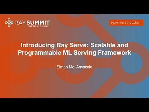 Introducing Ray Serve: Scalable and Programmable ML Serving Framework - Simon Mo, Anyscale