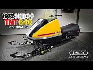 Old Iron Restoration. Bringing This 1972 Ski-Doo TNT 640 Back To Life!