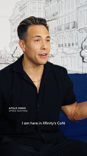 Gliding on the ice is easy for U.S. Olympic Gold Medalist and #TeamUSA Legend Apolo Ohno. Let's see if he can glide through Xfinity's Fast Break questions. | Xfinity