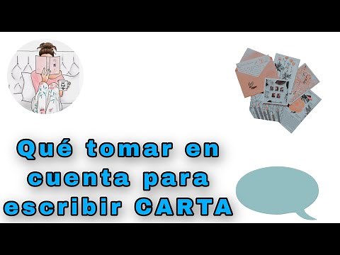 Cómo hacer una carta/Estructura de una carta de excusa 2021