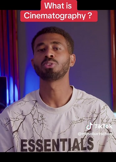 What is cinematography? #mesobschools #filmschool #cinematography #whatis #videoeditingtips #videography #tips #ethiopianediting