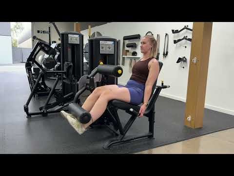 Seated Leg Extension Machine - Paused Reps