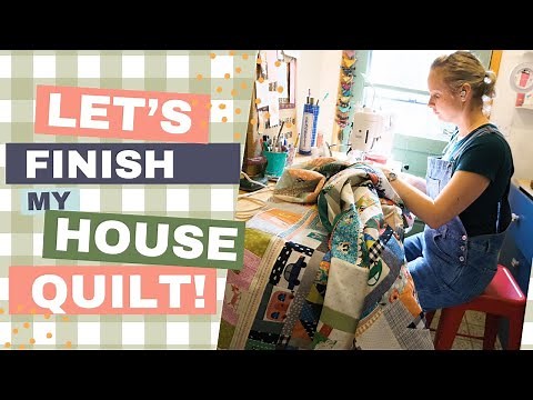 My Wonky House Neighborhood Quilt Top is Finished! And she's a doozy :D