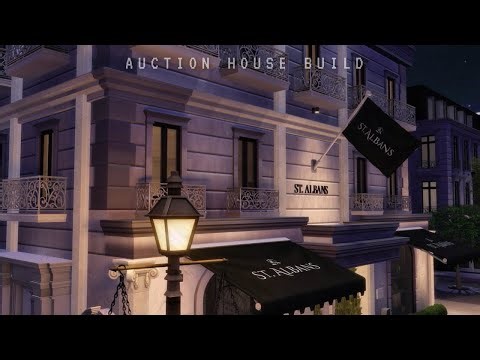 St Alban's Auction House Build Tour | Forever Save File | The Sims 4