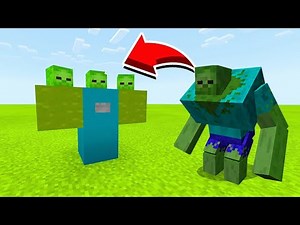 COMMENT INVOQUER LE BOSS ZOMBIE SUR MINECRAFT ! Zombie mutant Minecraft !