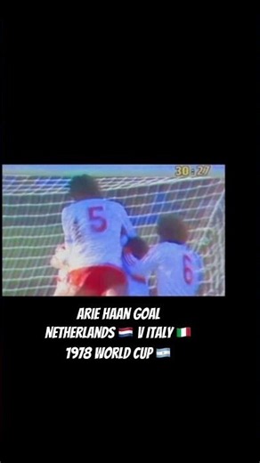 Arie Haan Goal | Netherlands 🇳🇱 V Italy 🇮🇹 | 1978 WC 🇦🇷