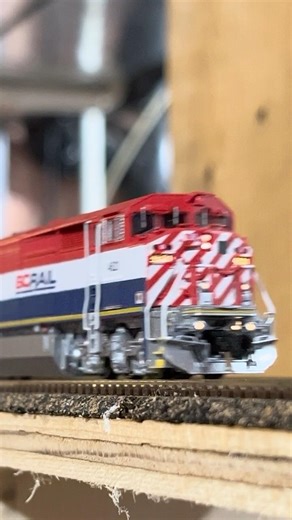 BC Rail Dash 8 Fast Pass in N Scale #train