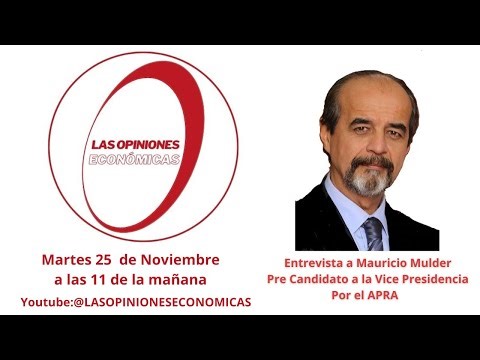 Entrevista a Mauricio Mulder dirigente del APRA