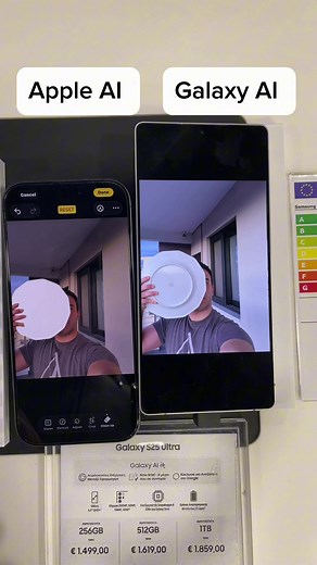 Apple AI vs Galaxy AI: Face Removal Comparison