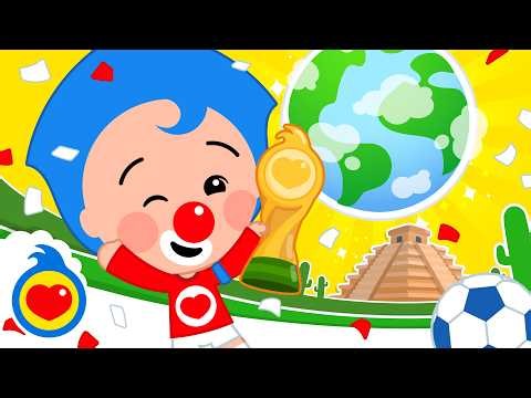 ¡Olé, Olé! Llega el Mundial ⚽❤️🌎 Canciones Infantiles | Plim Plim