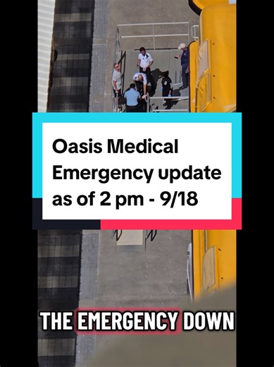 Medical Emergency update on Oasis of the Seas — 9/18