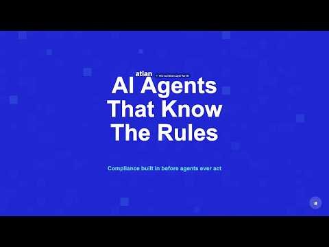 Atlan + Cyera: Make AI Agents Compliance-Aware Before They Act