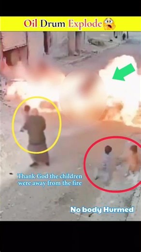 Oil Drum Explode #respectshorts #Greatest save #stutus