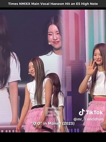 Mr. Oncidium (@mr_o.oncidium) - Her range omg!! 😫❤️ Times NMIXX Main Vocalist Haewon Hit an E5 High Note @NMIXX #Fe3O4_FORWARD #NMIXX #haewon #vocalshowcase