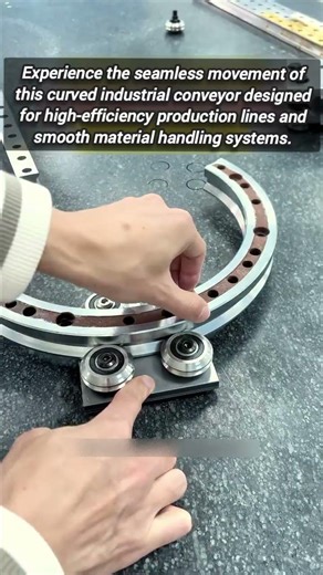 High Performance Curved Industrial Conveyor System For Smart Manufacturing