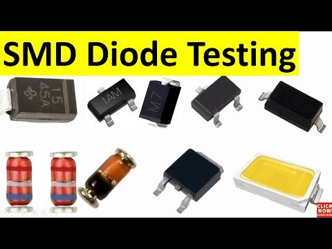 SMD diode testing with the multimeter - Discover all types of diodes