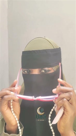 Saudi Niqāb – Designed for Comfort, Even with Glasses #hayabyzaynab #niqab #saudiniqab saudiniqab
