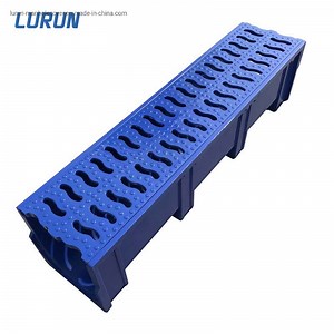 [Hot Item] Precast Polymer Concrete Drainage Fiberglass Building Materials Gutter Grating Cover Drainage