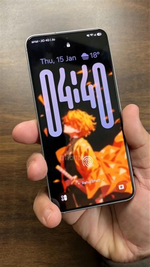 Samsung New "Lock Screen" Effect feature Update🔥😍