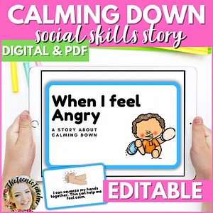 Social Story When I Am Frustrated and Angry, Coping Strategies