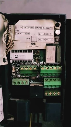 vfd connection and electrical control Panel wiring #electrical #engineering