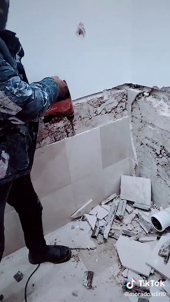 Demolition Process: Breaking Down a Concrete Wall