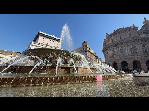 A Day at Piazza De Ferrari - The Soul of Genova