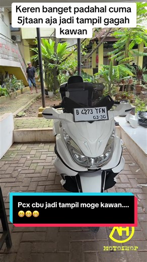 Modif pcx punya tampilan moge padahal cuma 5jtaan aja #ingetmodifingetahmotoshop #pcx #pcxcbuthailand #pcx150 #pcx160