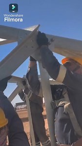 4K views · 111 reactions | Tension tower assembly #reels #assembly #tower | Electrical Transmission line | Facebook