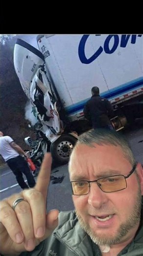 This truck Driver actually survived this crash ￼