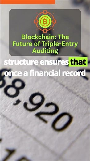 Blockchain: The Future of Triple-Entry Auditing